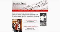 Desktop Screenshot of donald-ross.co.uk