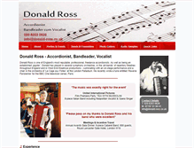 Tablet Screenshot of donald-ross.co.uk